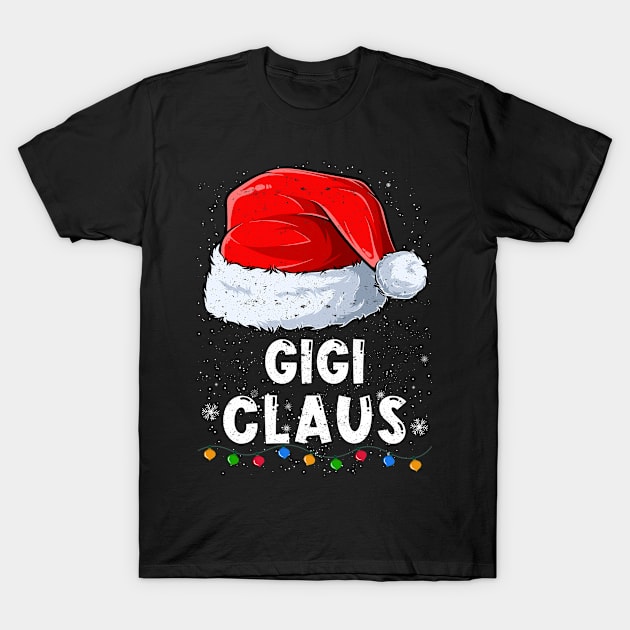 Gigi Claus Christmas Santa Family Matching Pajama T-Shirt by tabaojohnny